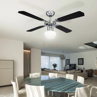 Deckenventilator mit Beleuchtung Vor Rücklauf Zugschalter Glas Lampe Windmaschine Lüfter, Metall chrom Glas, kühlen wärmen, 1x E27 Fassung, D 106 Deckenventilator mit Beleuchtung Vor Rücklauf Zugschalter Glas Lampe Windmaschine Lüfter, Metall chrom Glas, kühlen wärmen, 1x E27 Fassung, D 106