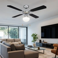 Deckenventilator mit Beleuchtung Vor Rücklauf Zugschalter Glas Lampe Windmaschine Lüfter, Metall chrom Glas, kühlen wärmen, 1x E27 Fassung, D 106 Deckenventilator mit Beleuchtung Vor Rücklauf Zugschalter Glas Lampe Windmaschine Lüfter, Metall chrom Glas, kühlen wärmen, 1x E27 Fassung, D 106