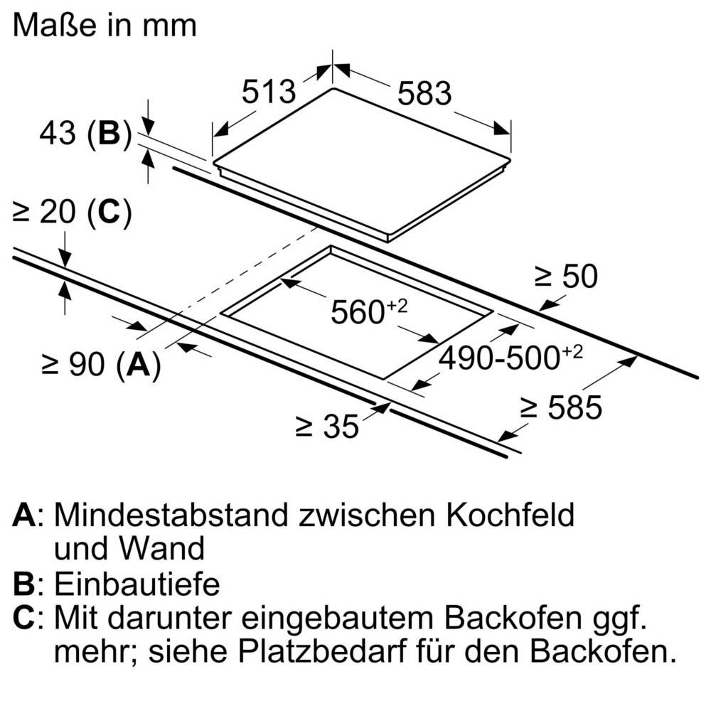Siemens MDA EB-Elektro-Kochmulde EF645BNN1E