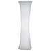 Stehleuchte Wohnzimmer modern Säulenlampe 2 flammig Stehleuchte weiß mit Stoffschirm, Metall weiß, 2x E27 Fassungen, DxH 35x123 cm Stehleuchte Wohnzimmer modern Säulenlampe 2 flammig Stehleuchte weiß mit Stoffschirm, Metall weiß, 2x E27 Fassungen, DxH 35x123 cm