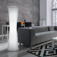 Stehleuchte Wohnzimmer modern Säulenlampe 2 flammig Stehleuchte weiß mit Stoffschirm, Metall weiß, 2x E27 Fassungen, DxH 35x123 cm Stehleuchte Wohnzimmer modern Säulenlampe 2 flammig Stehleuchte weiß mit Stoffschirm, Metall weiß, 2x E27 Fassungen, DxH 35x123 cm