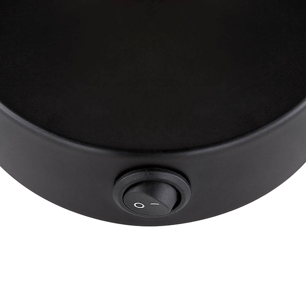 Wandlampe Landhausstil Wandleuchte Holzlampe Gitter Wohnzimmerleuchte mit beweglichem Spot, Metall schwarz naturfarben, 1x E27, BxH 12x16,5 cm