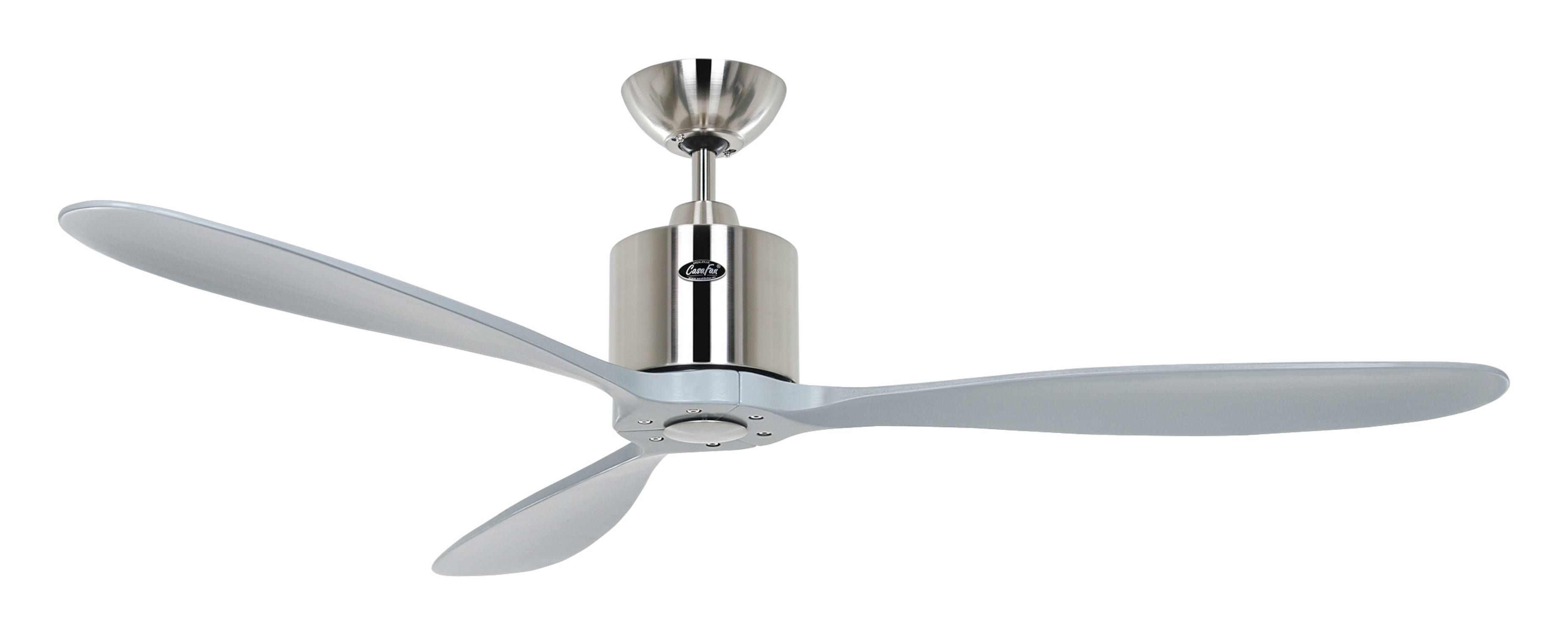 DC Deckenventilator Aeroplan Eco Chrom / Lichtgrau