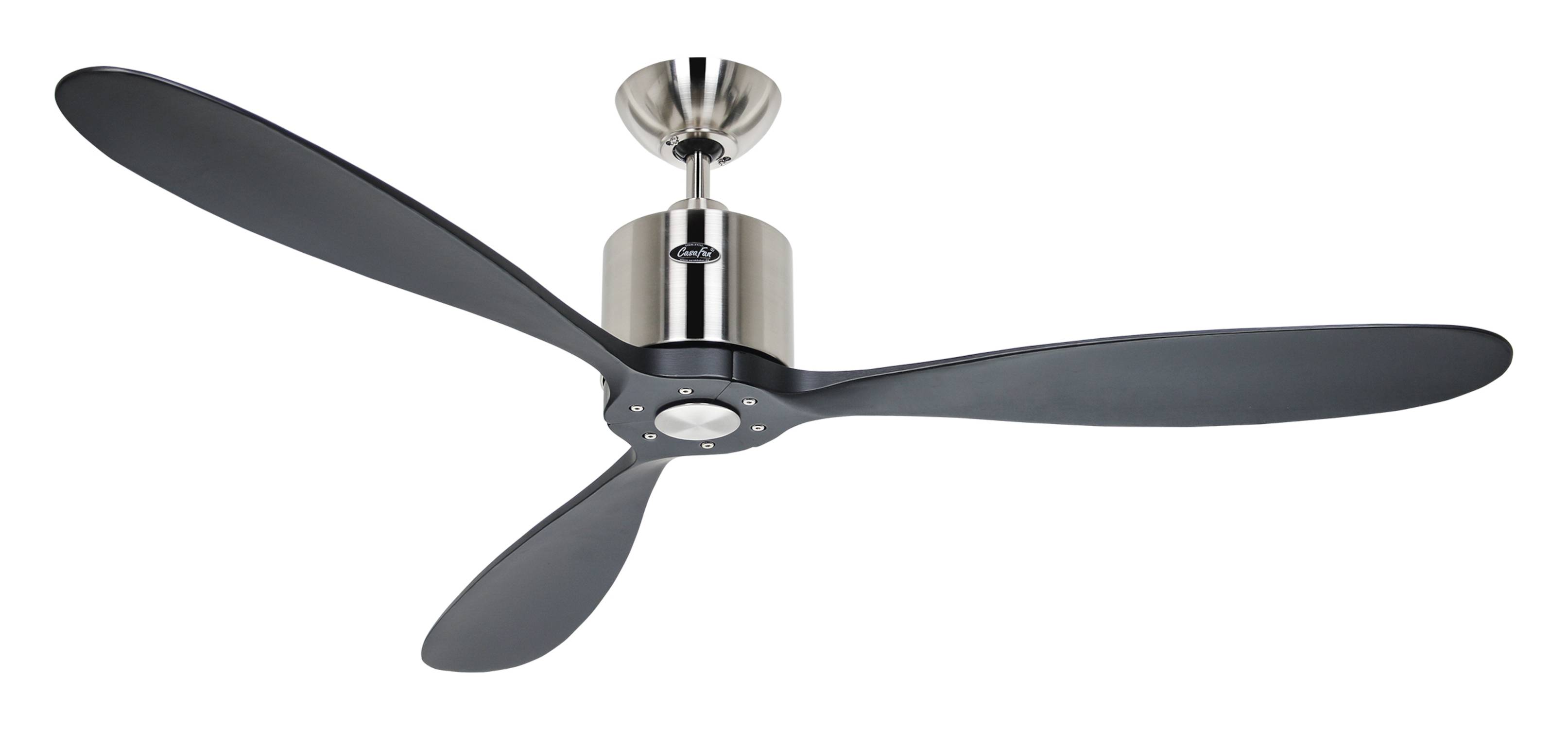 DC Deckenventilator Aeroplan Eco Chrom / Schwarz