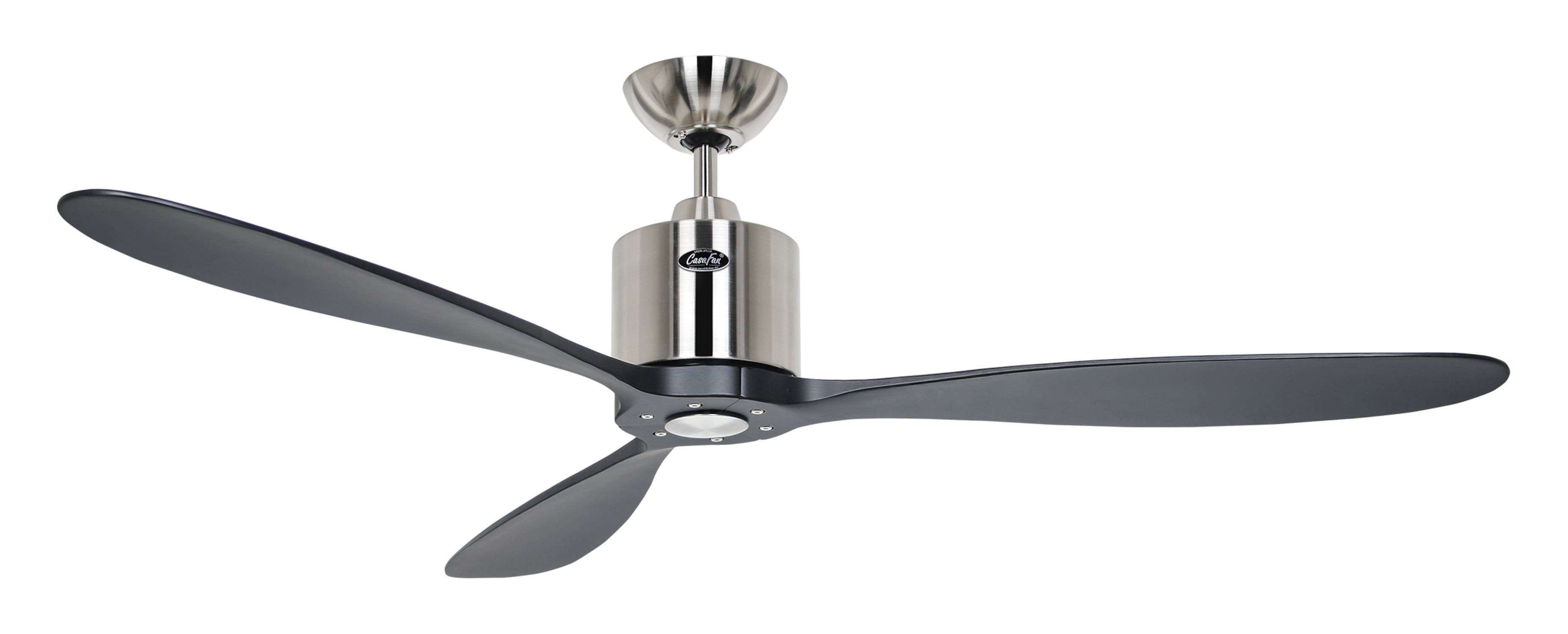 DC Deckenventilator Aeroplan Eco Chrom / Schwarz