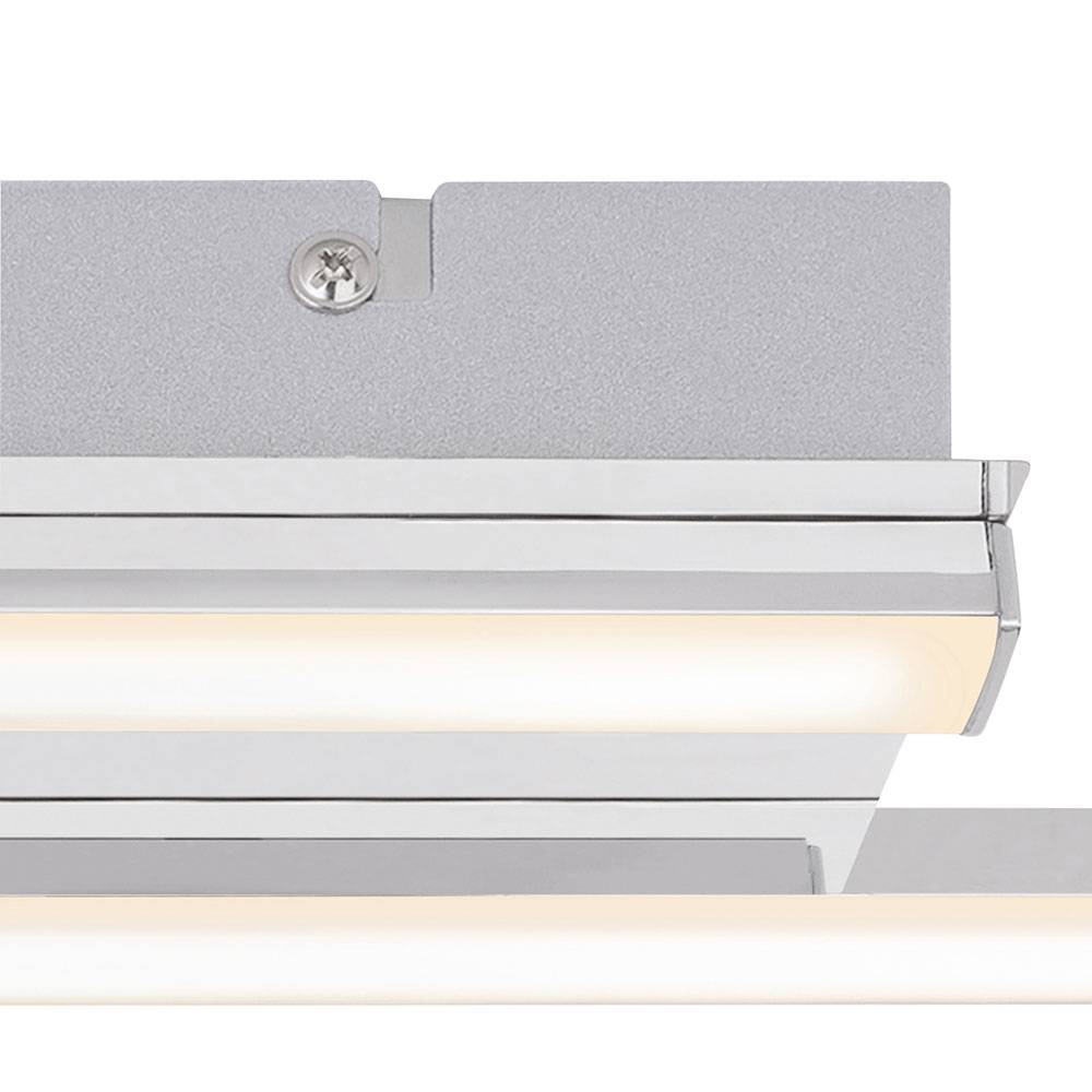 LED Decken Lampe Leuchte Wohn Schlaf Zimmer Beleuchtung ALU Chrom Leuchte opal