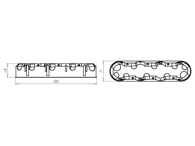 Kaiser Hohlwand Verbindungsdose 9254-78