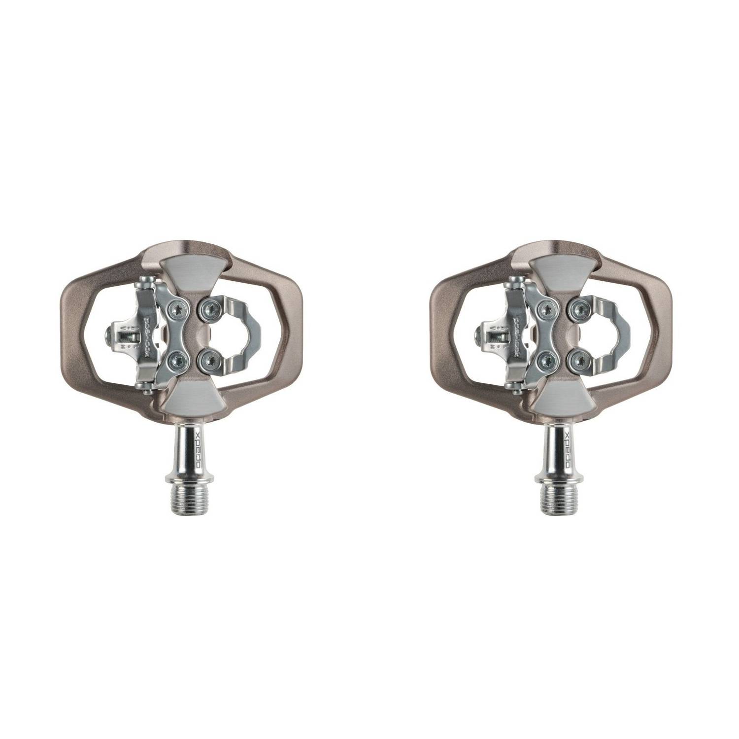 XPEDO XCF12AC grey TRAVERSE Duo Pedal, 9/16", grau (1 Paar)