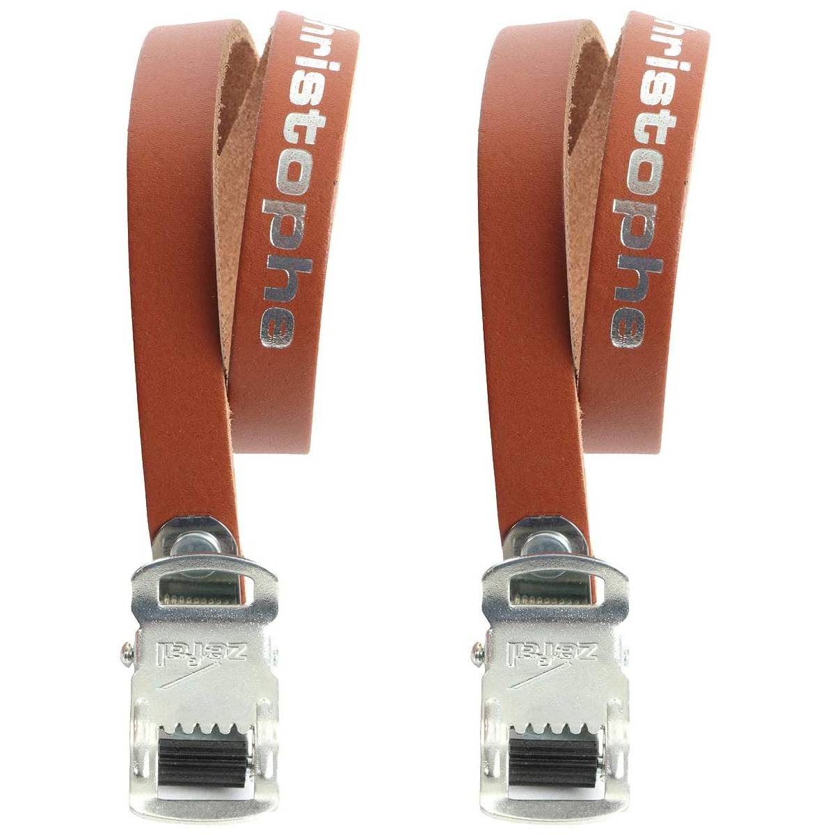 Zéfal 5161F Christophe Pedalriemen 516, 370mm, Leder, braun (1 Paar)