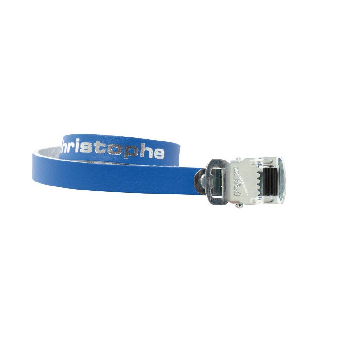 Zéfal 5161D Christophe Pedalriemen 516, 370mm, Leder, blau (1 Paar)
