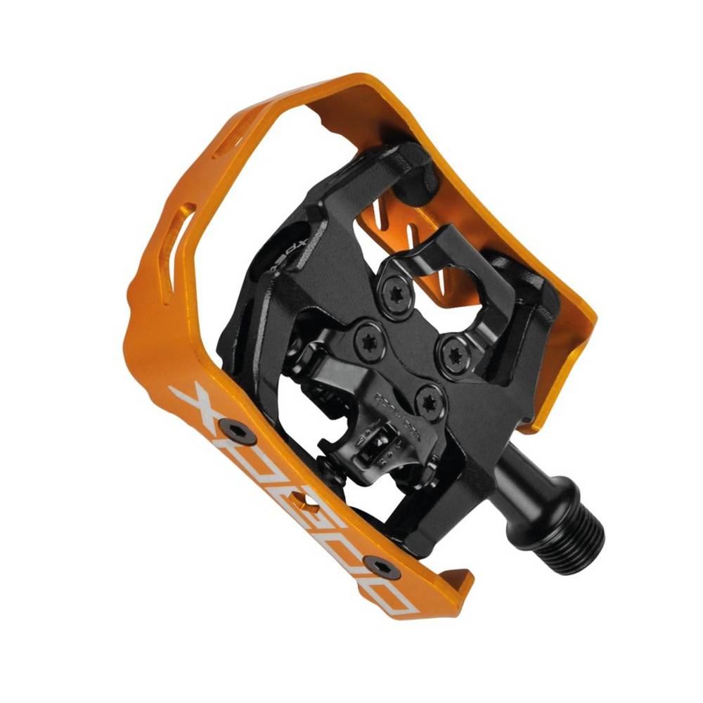 XPEDO XCF-13AC black/orange Pedal Milo, Clipless , 9/16", schwarz/orange (1 Paar)
