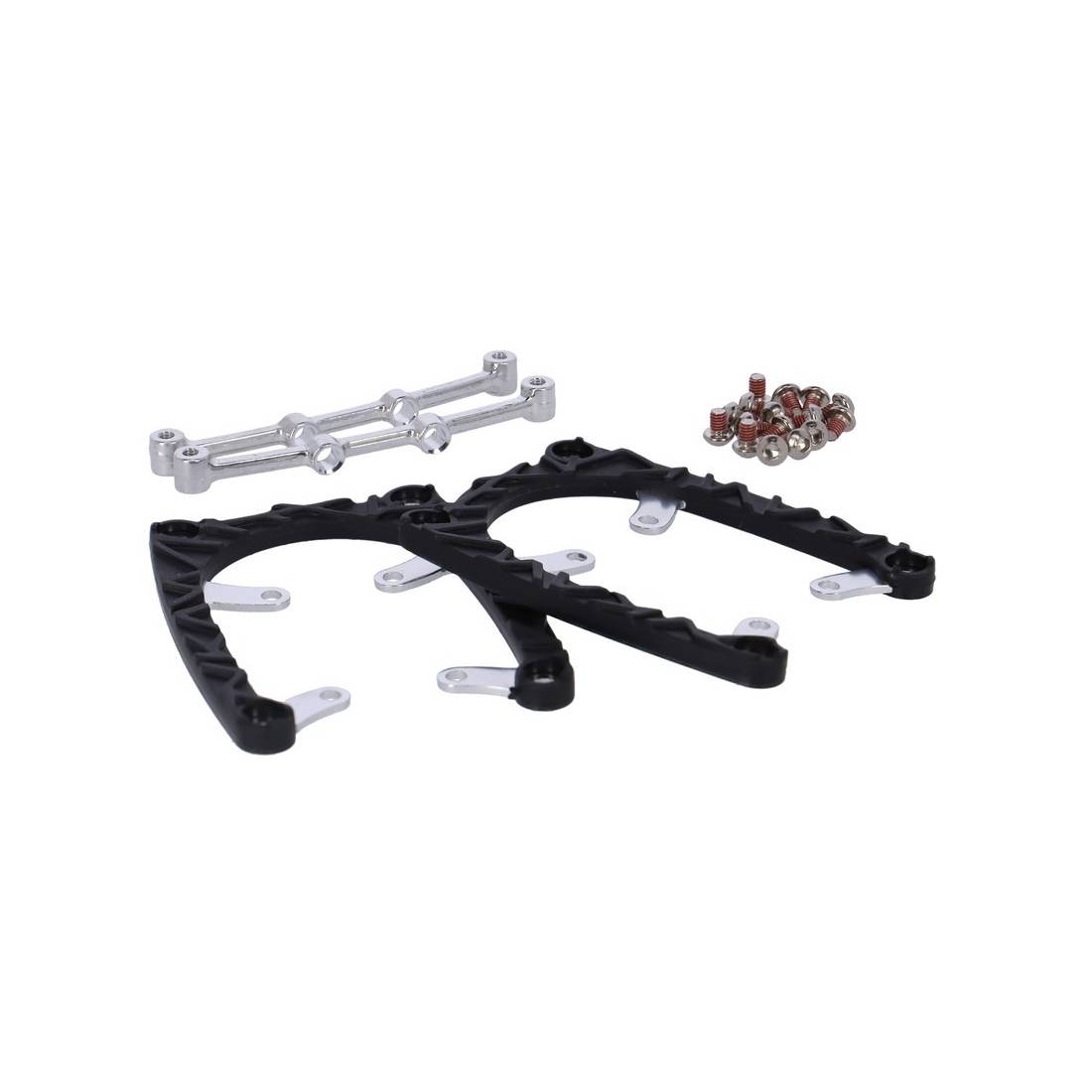 XPEDO cage kit XVF04 Ersatzauflagenset Xpedo XCF04 für ein Pedal, schwarz (2er Pack)