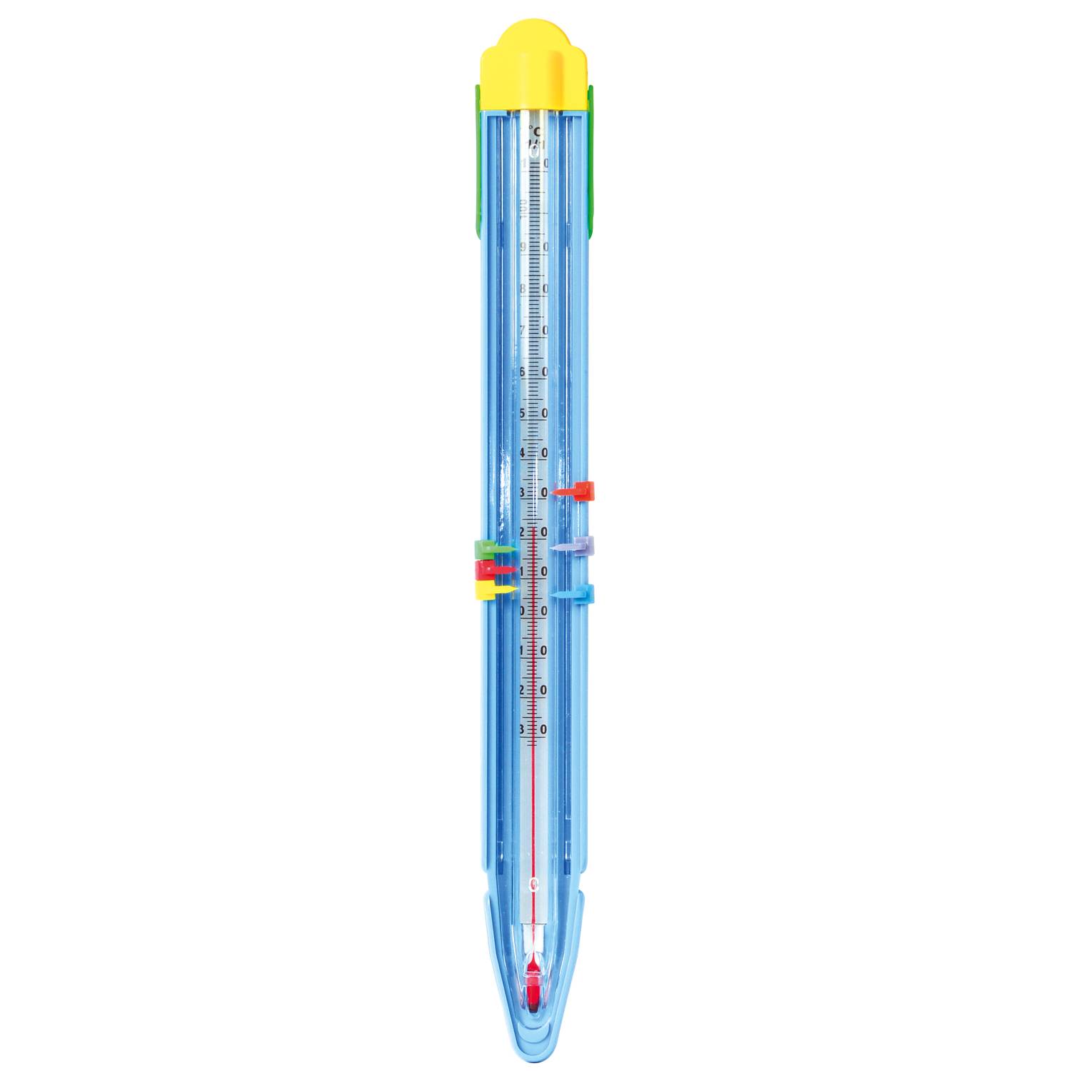 Betzold 150-095 Multi-Thermometer, für Messungen von -30°C bis +100°C, mehrfarbig