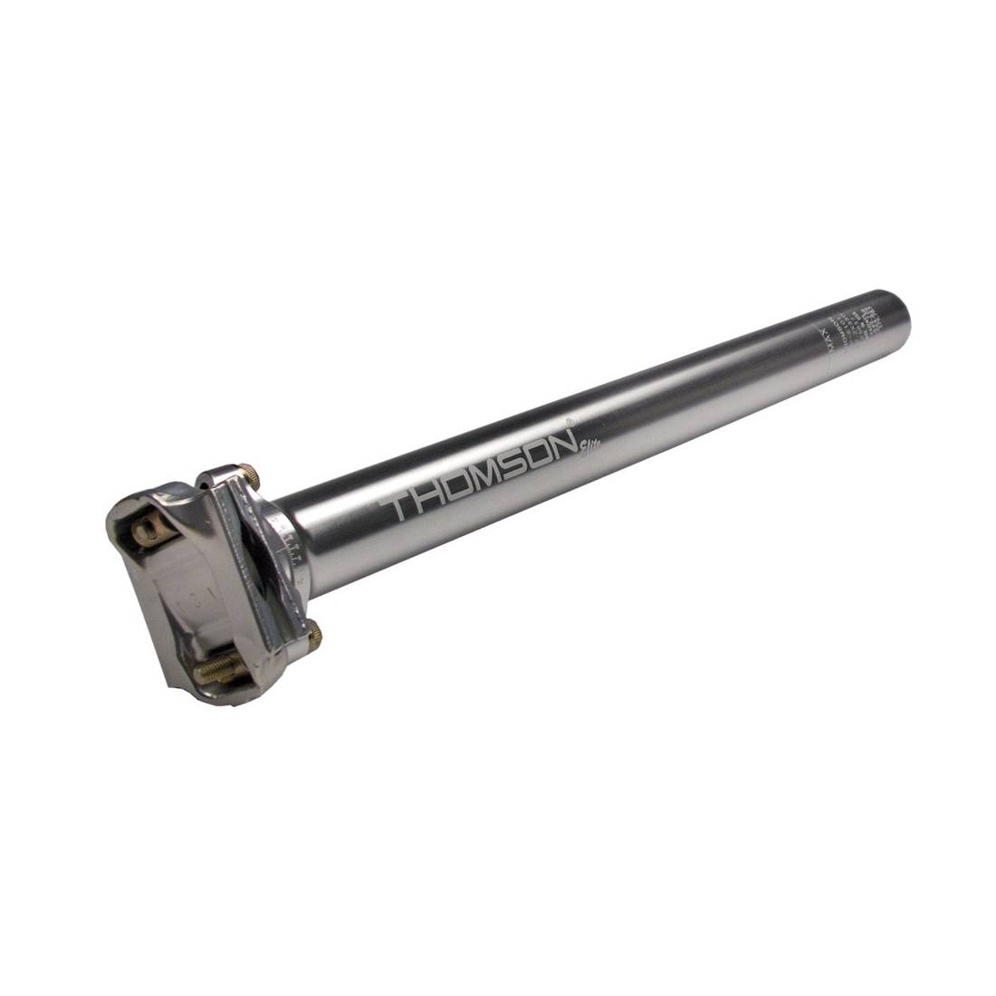 THOMSON SP-E150 silver Patentsattelstütze Elite Ø 25,4, 330mm, 256g, silber