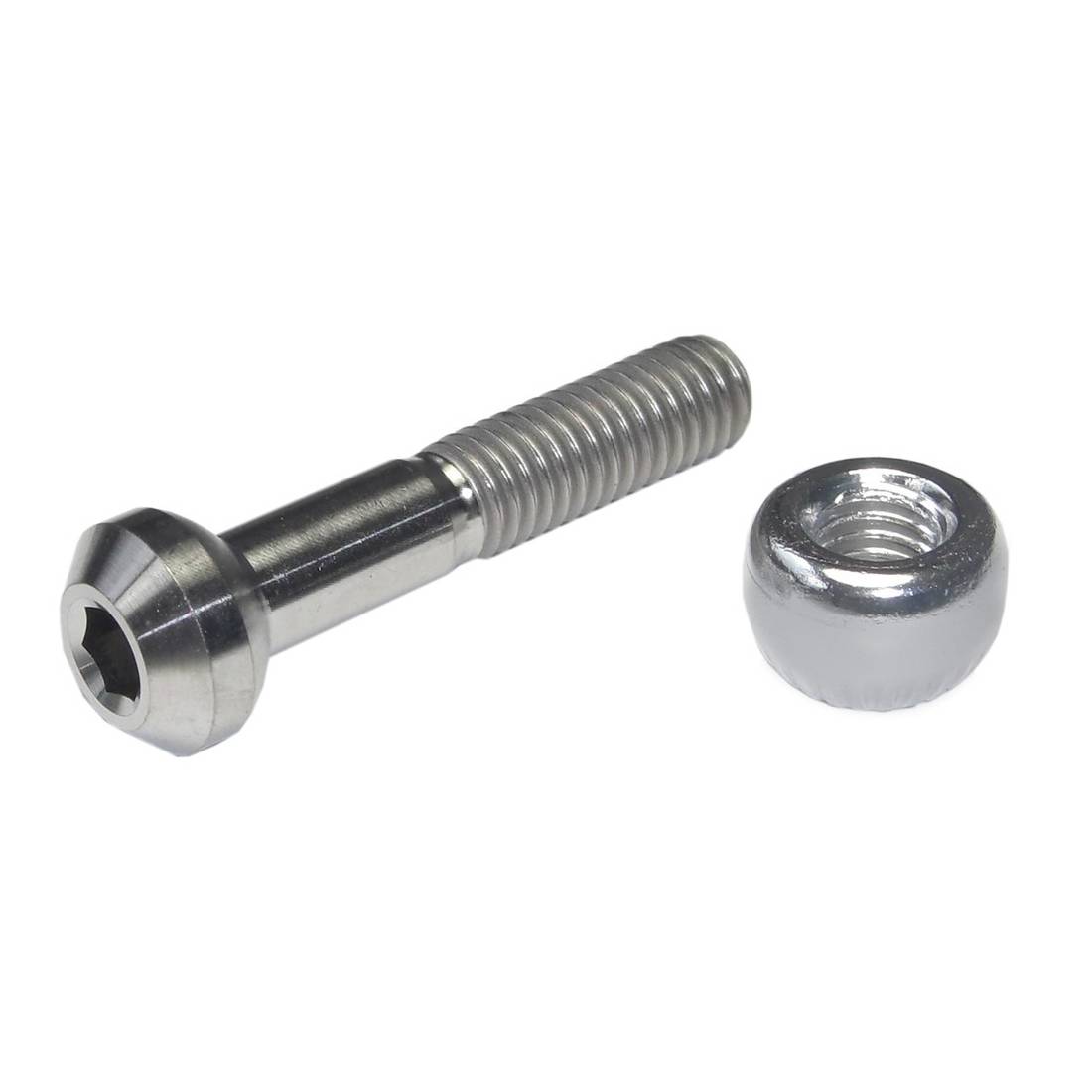 Kind Shock KS 1439 + 5407 Kindshock Sattelklemmbolzen kpl. Zeta, LEV (6+7), LEV C LEV Ci, silber