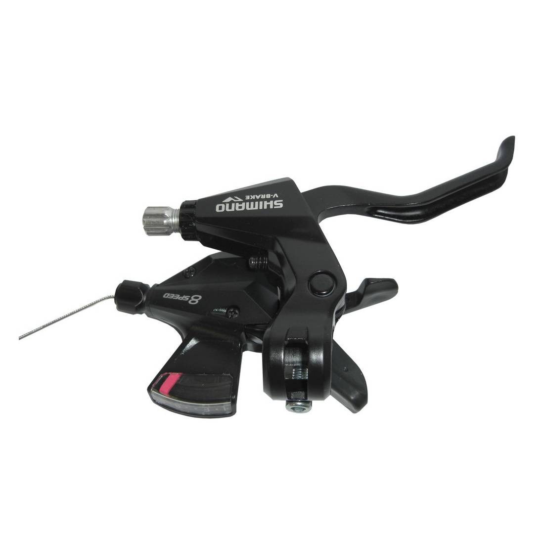 SHIMANO ESTM3102R8ALT Altus Schalt-/Bremshebel Altus ST-M310, 2-Finger, 8-fach, rechts, V-Brake, Innenzug 2050 mm, schwarz (1 Stück)