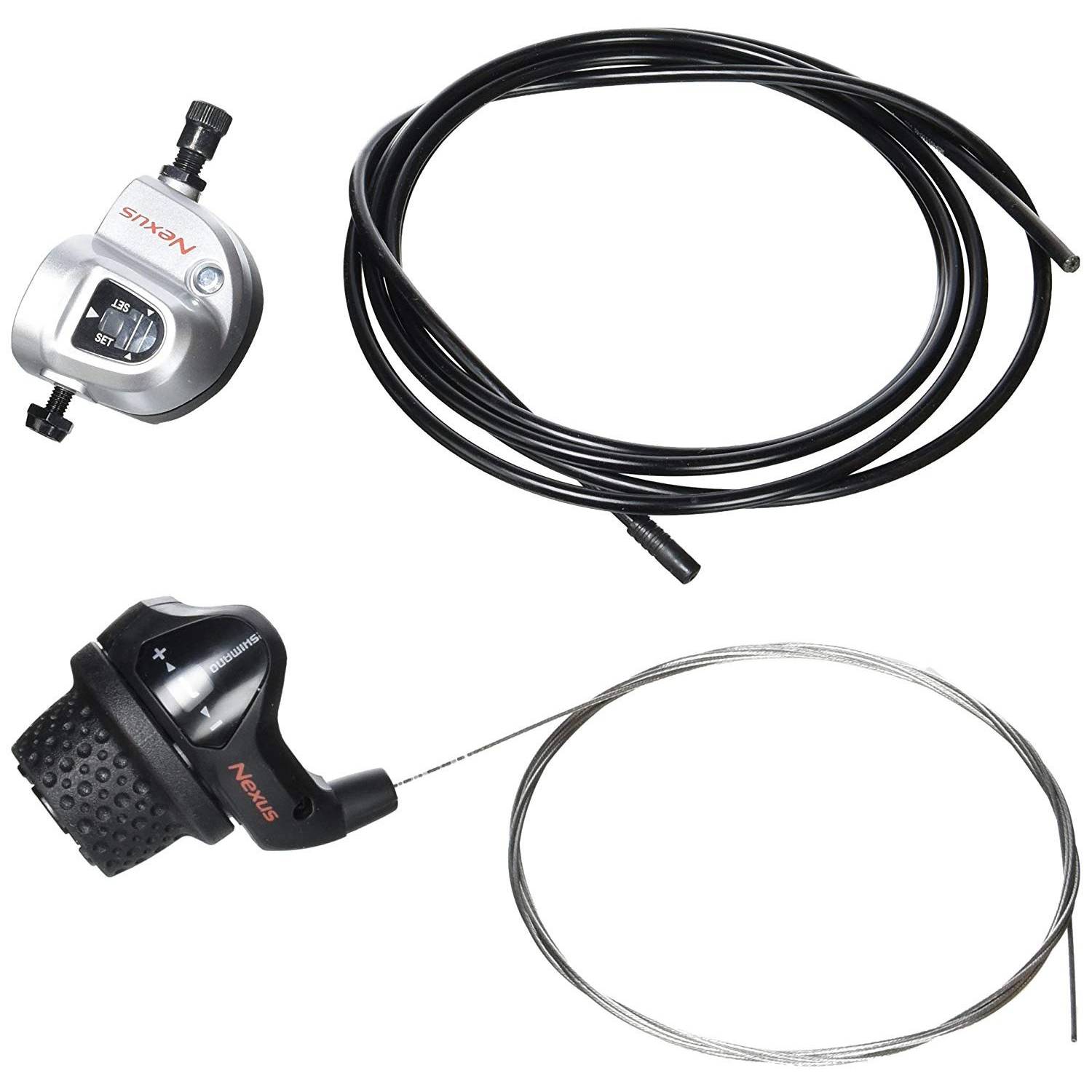 SHIMANO SL-3S35 Nexus Revo Shift, für 3 Gang-Nabe, mit Zug und Clickbox, schwarz
