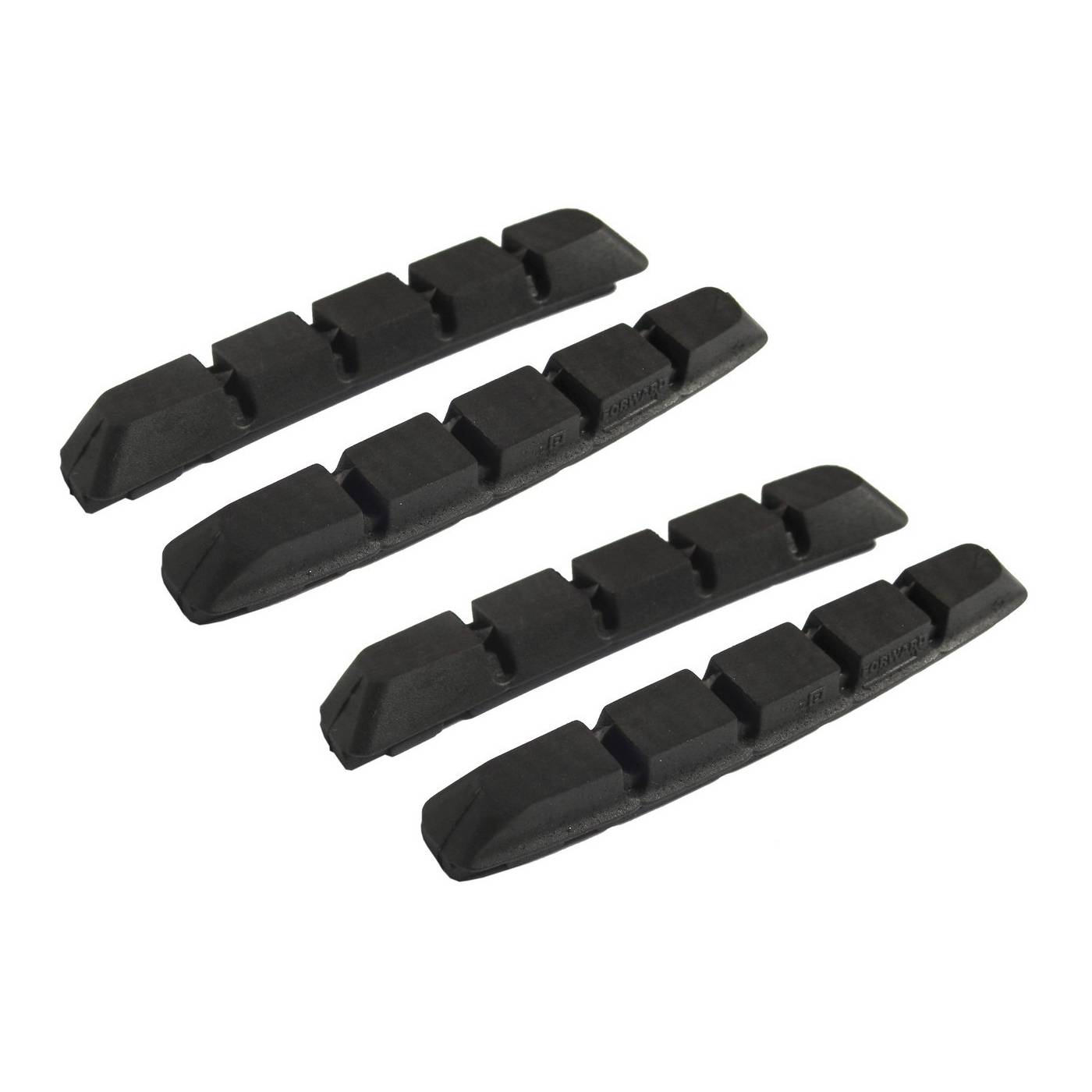 SHIMANO M70R2 Bremsgummi für V-Brake, für Keramik-Felgen, BR-M970/739, schwarz, 4-teilig (1 Set)