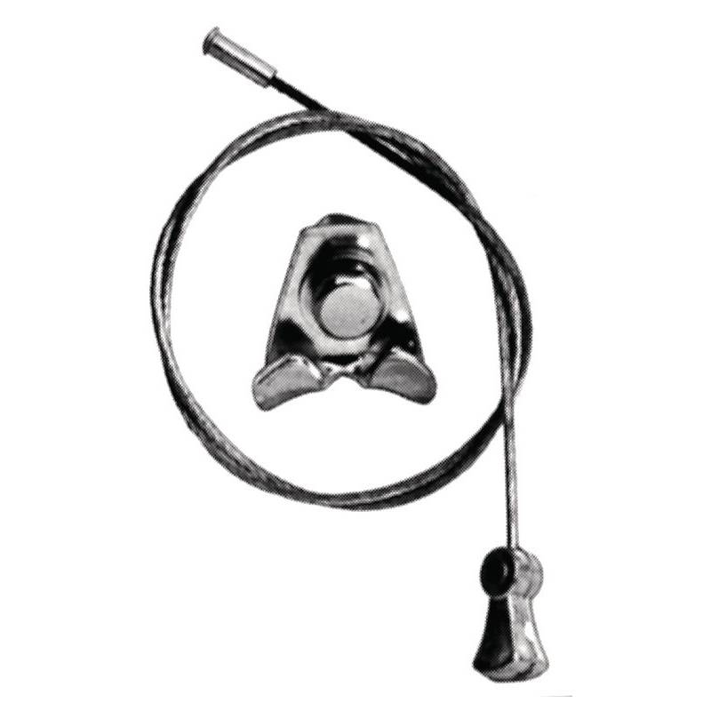 Querzug für Canti-Bremse universal 380mm mit Kabelhalter (1 Stück)