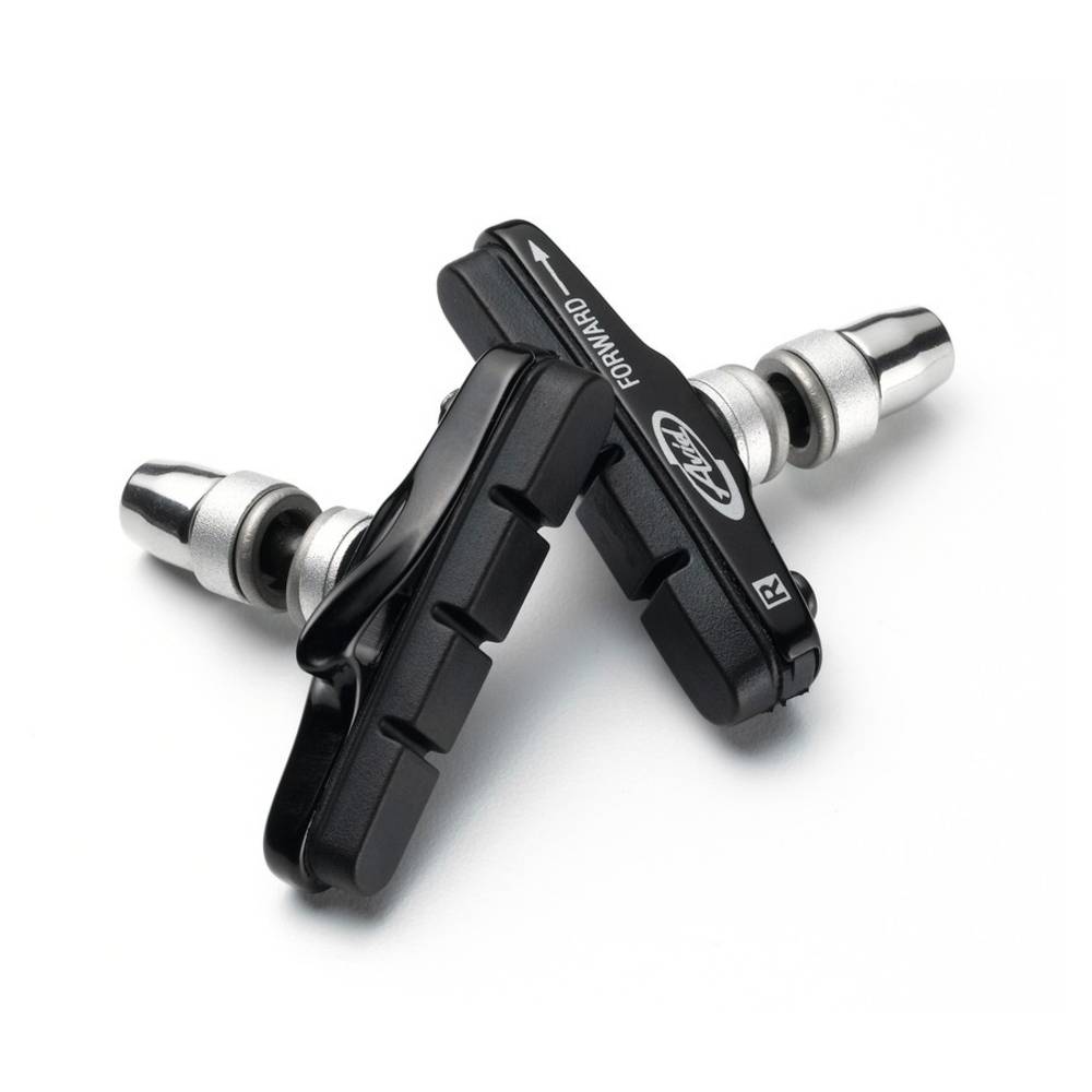 Avid 00.5315.015.000 Bremsschuhe Shorty Cross + Catridge Halter, schwarz (1 Paar)