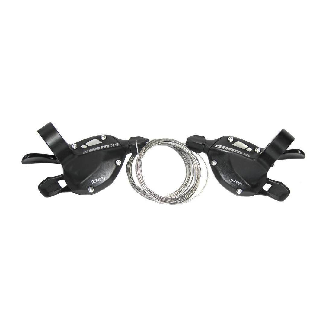 SRAM 00.7015.198.000 Trigger-Schalter Set X5 3x9 1:1, schwarz (1 Set)