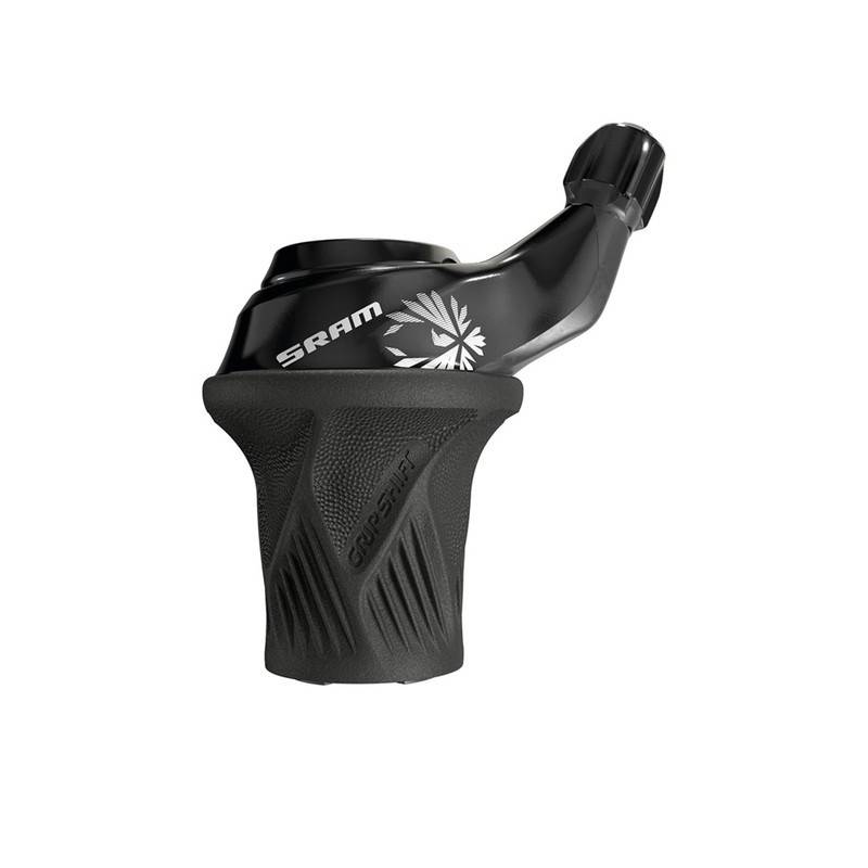 SRAM 00.7018.318.000 Drehgriffschalter Sram GX Eagle 12-fach rechts, Twist shift mit Klemme ohne Griff, schwarz (1 Stück)