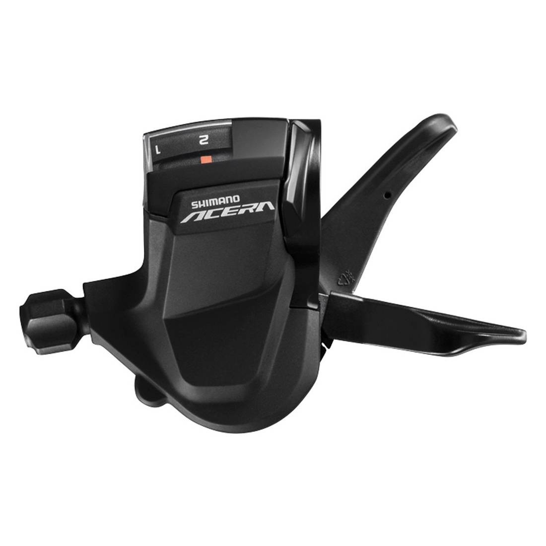 SHIMANO ESLM3010LB Schalthebel Acera SL-M 3010 2-fach, links, 1800mm, Rapidfire, schwarz