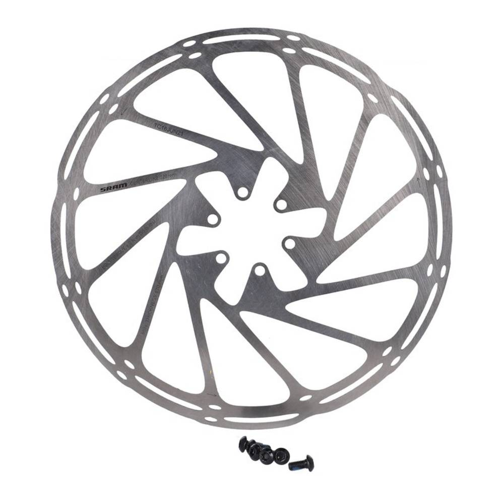 SRAM 00.5018.037.031 Bremsscheibe "CenterLine", Ø 220 mm, 6-Loch, mit Schrauben, grau