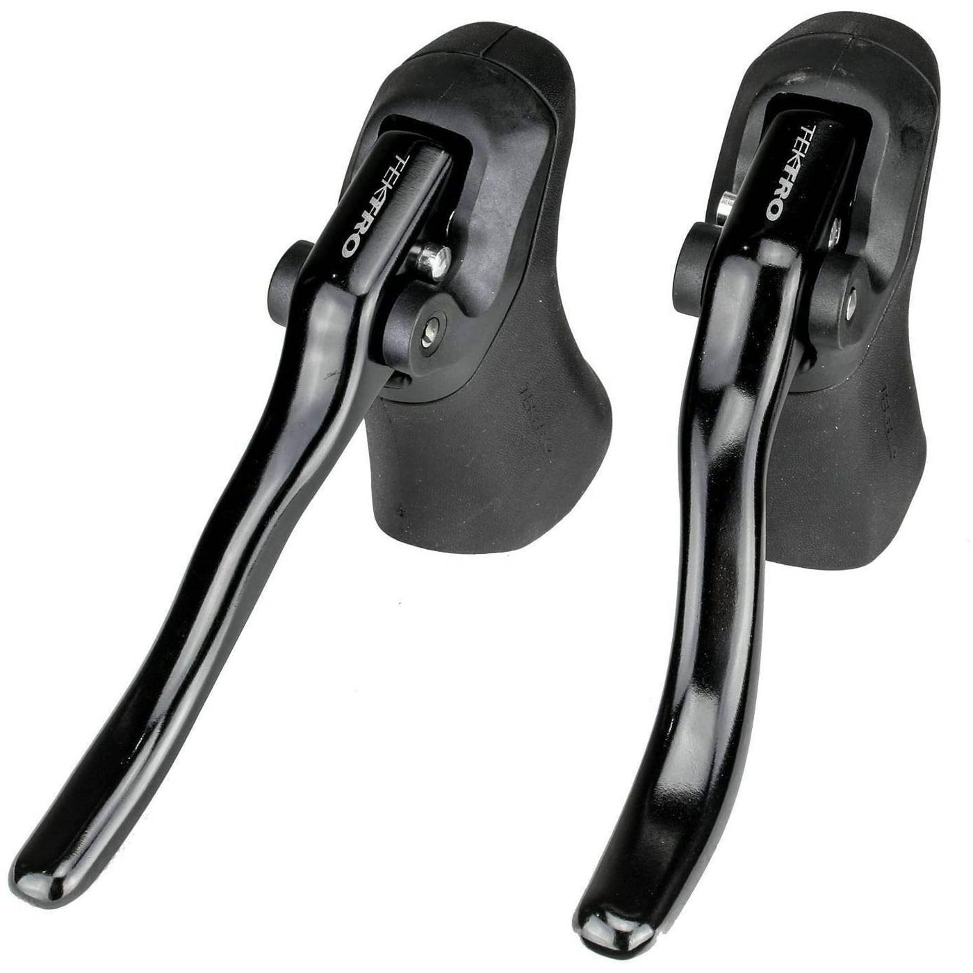 TEKTRO RL340 Bremshebel für Rennräder, geschmiedeter Alu-Bremshebel, schwarz (1 Paar)