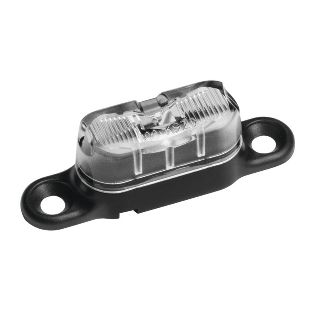 Busch & Müller 53234ASK Dynamo-Rücklicht "Toplight Line small", Standlicht, 50 mm, schwarz/transparent