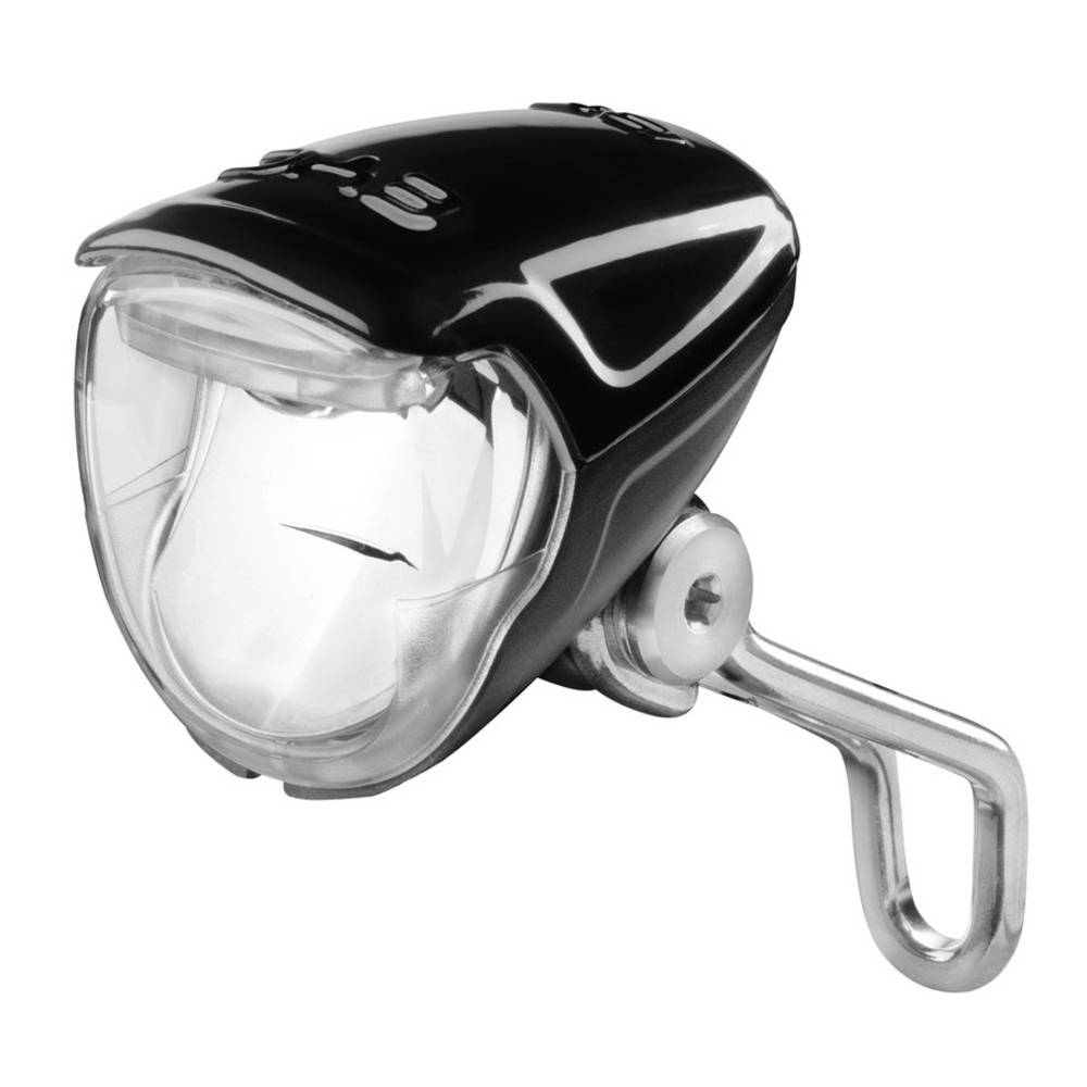 Busch & Müller 160RNDI-04 Dynamo-Scheinwerfer "Lumotec Eyc N plus", LED, Schalter, Standlicht, schwarz