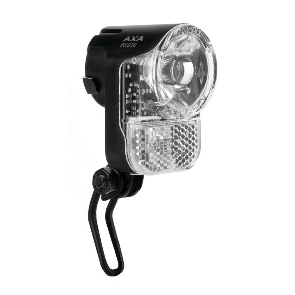 AXA 93918095SC E-Bike-Scheinwerfer "Pico 30 E", 6-42V, An/Aus Schalter, schwarz