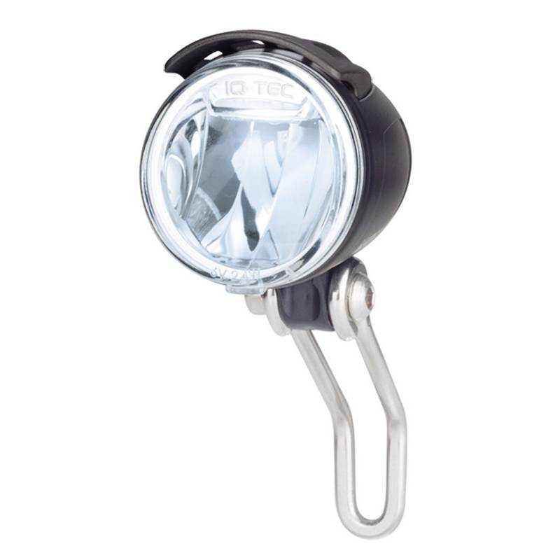 Busch & Müller 1752Q42/6N-04 E-Bike-Scheinwerfer "IQ Cyo Premium", LED, 6/42V-DC, Schalter An/Aus, Rücklichtanschluss, schwarz