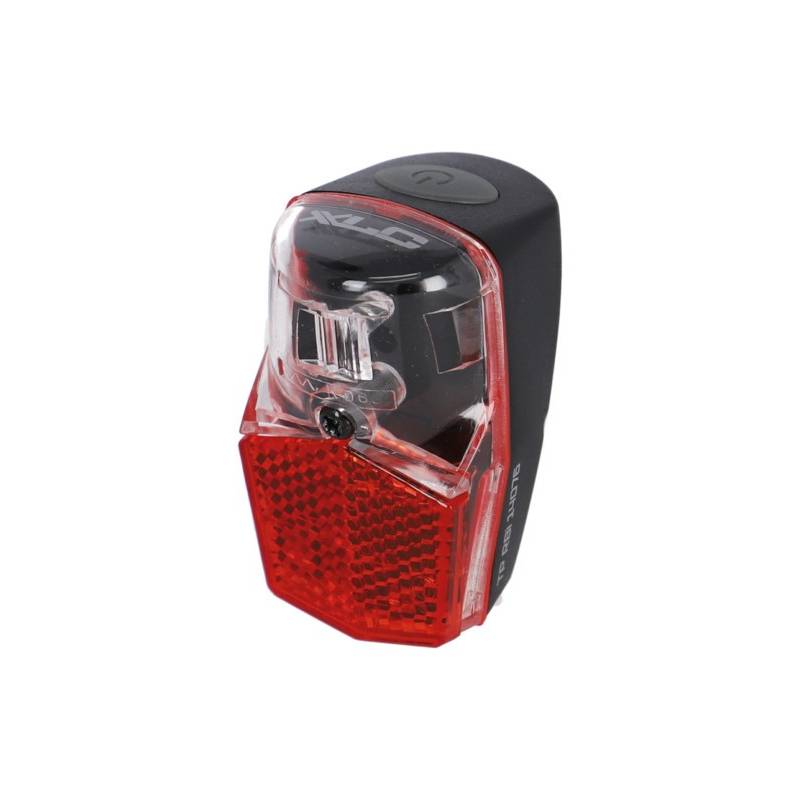 XLC CL-E52 Batterie-Rückleuchte für Schutzblechbefestigung, LED, schwarz/rot