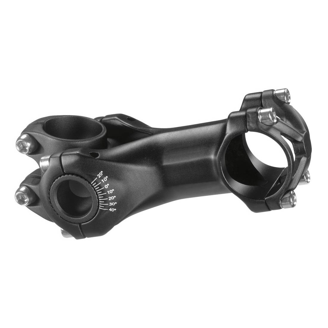 ergotec 40277001 1-1/8" A-Head Vorbau "Swell-R Eco", Länge: 100 mm (-20/+40°), Lenker: 31,8 mm, Alu, schwarz