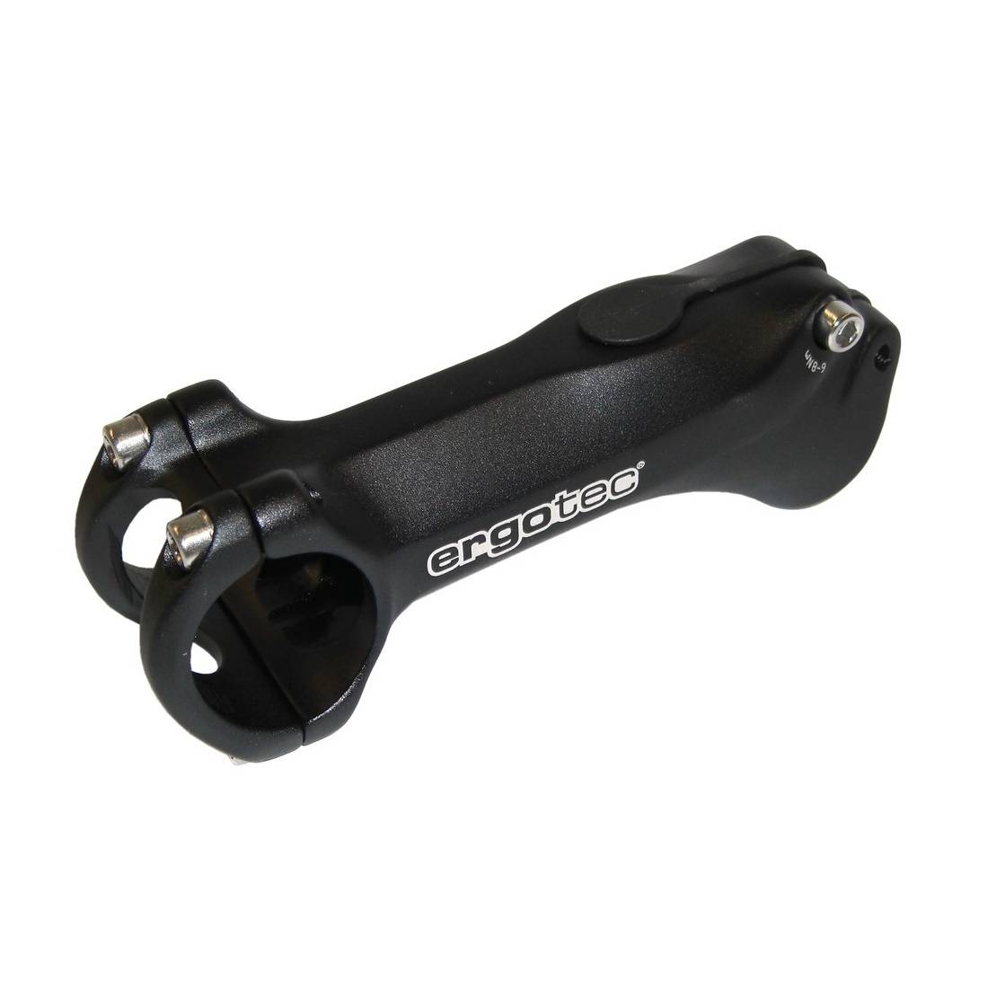 ergotec 40131001 1-1/8" A-Head Vorbau "High Charisma", Länge: 90 mm / 45°, Lenker: 31,8 mm, Alu, schwarz