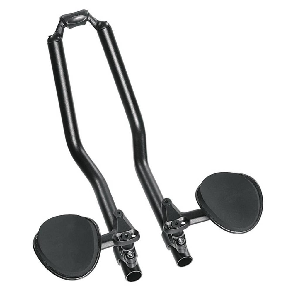 ergotec 62002001 Tribar Professional verstellbar, Triathlonlenker, Alu/Plastik, Ø 25,4-31,8mm, schwarz/matt
