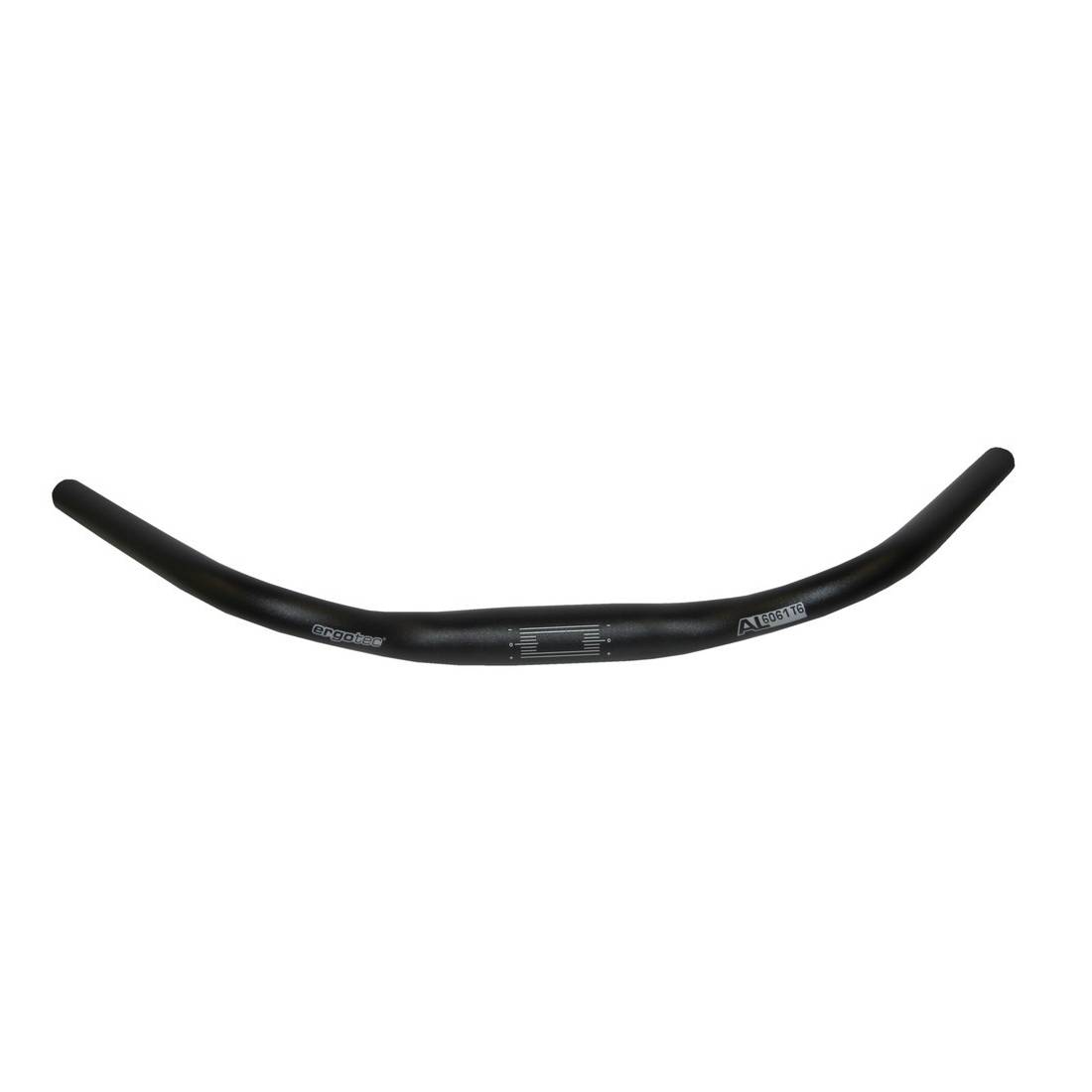 ergotec 17092001 Lenkerbügel Stuttgart Alu, Ø 31,8mm, 600mm, schwarz, 52°, schwarz