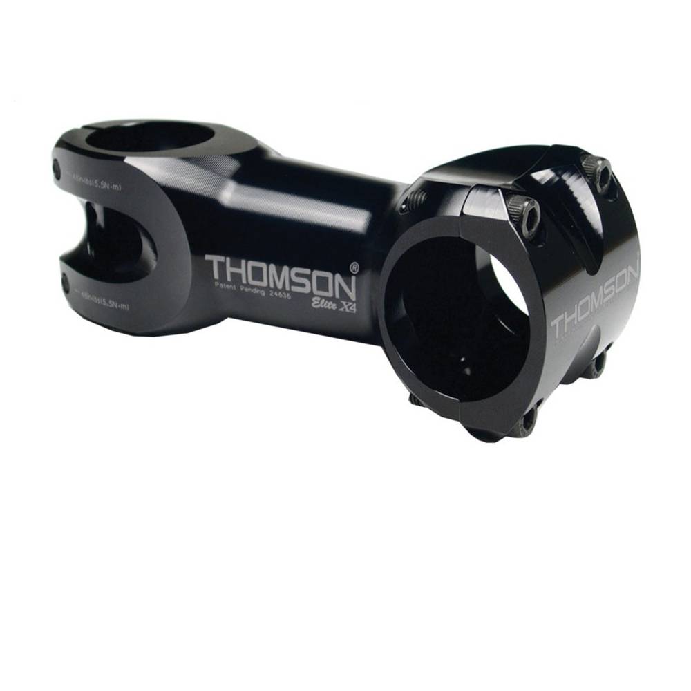 THOMSON SM-E140 black 1-1/8" A-Head Vorbau "Elite X4", Länge: 110 mm / 10°, Lenker: 31,8 mm, schwarz