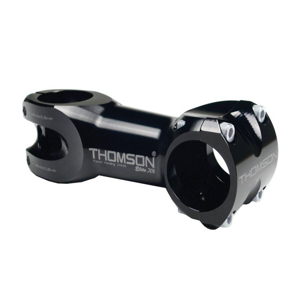 THOMSON SM-E169 black 1-1/8" A-Head Vorbau "Elite X4", Länge: 70 mm / 10°, Lenker: 31,8 mm, schwarz