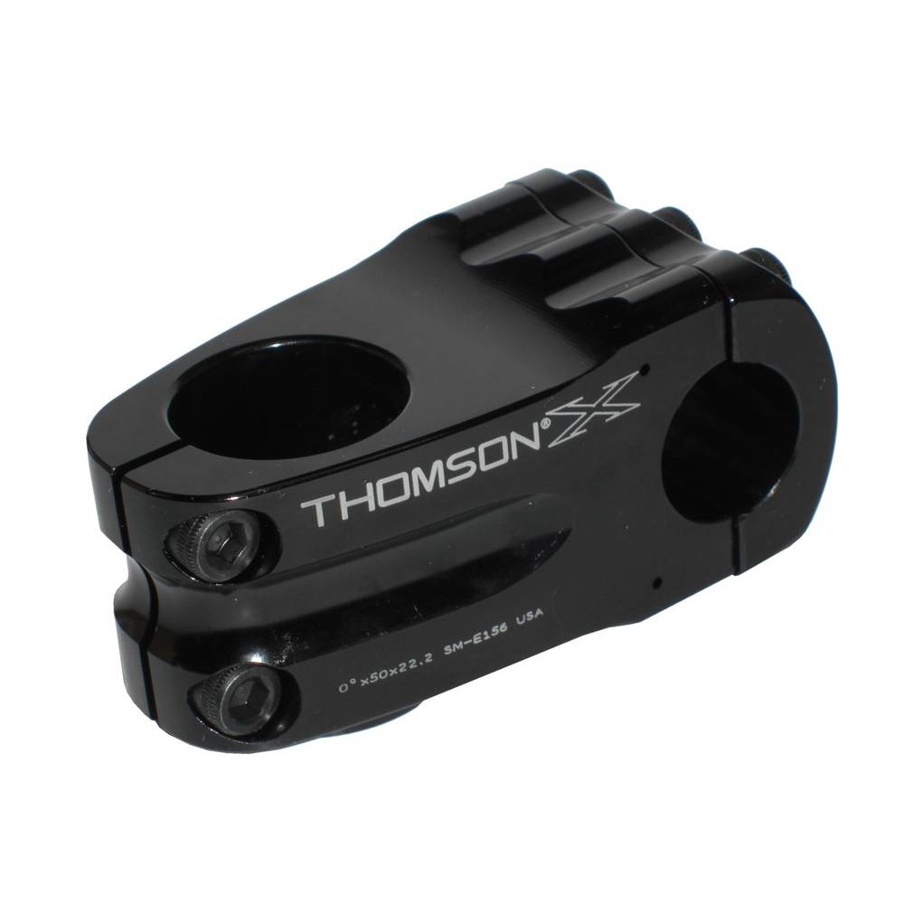 THOMSON SM-E156 black 1-1/8" A-Head Vorbau "Elite BMX", Länge: 50 mm / 0°, Lenker: 22,2 mm, schwarz