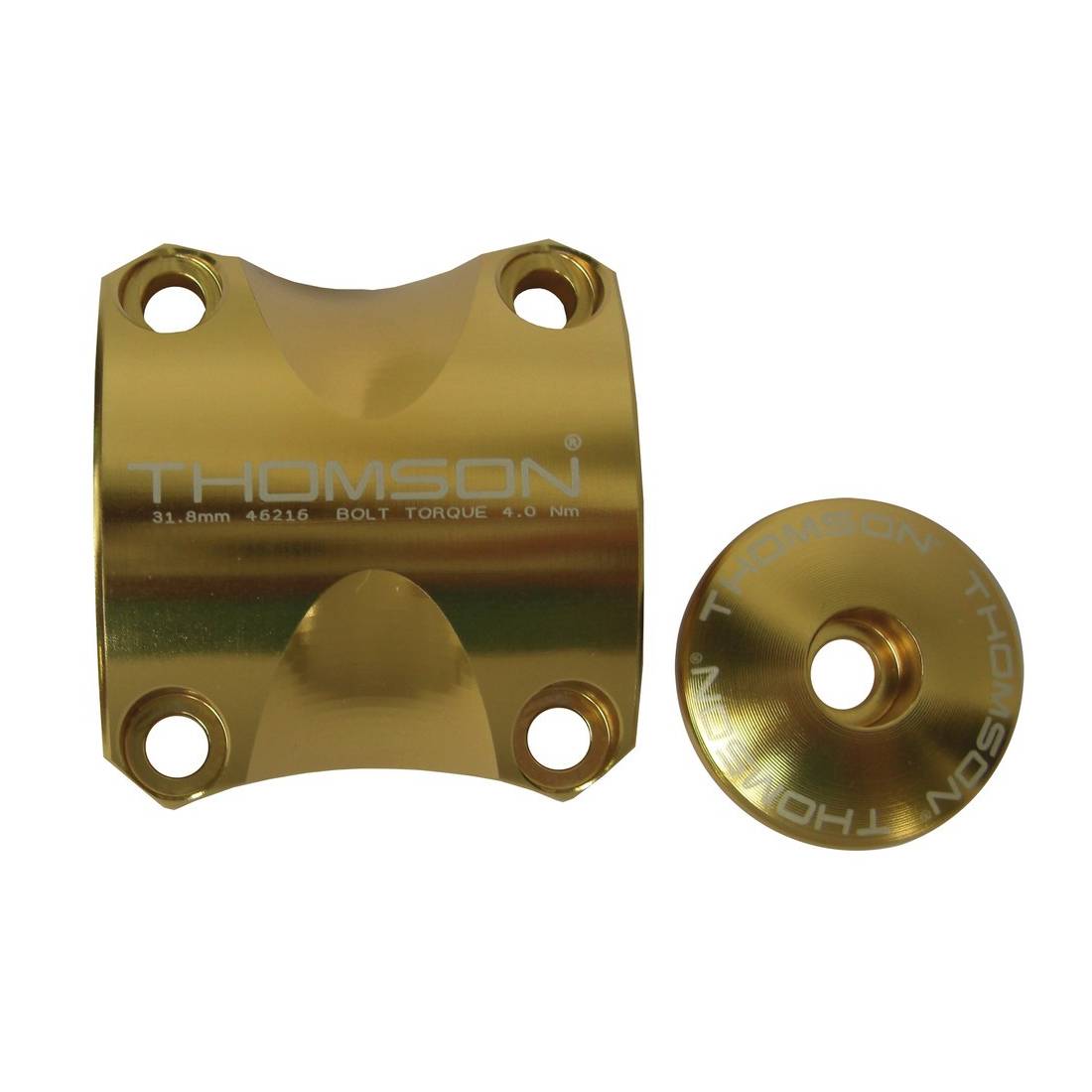 THOMSON SM-A004 Lenkerklemmung Kit Elite X4 MTB 31,8, gold (1 Set)