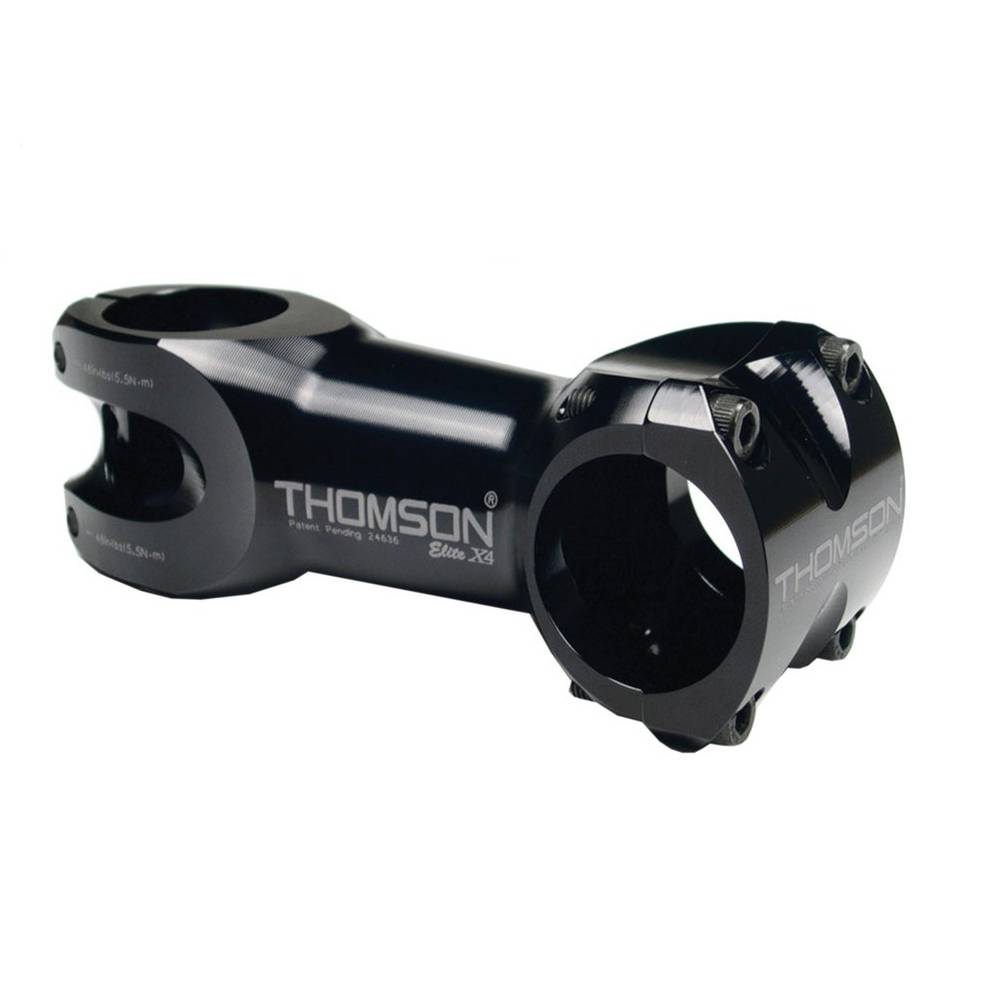 THOMSON SM-E133 black 1-1/8" A-Head Vorbau "Elite X4", Länge: 100 mm / 0°, Lenker: 31,8 mm, schwarz