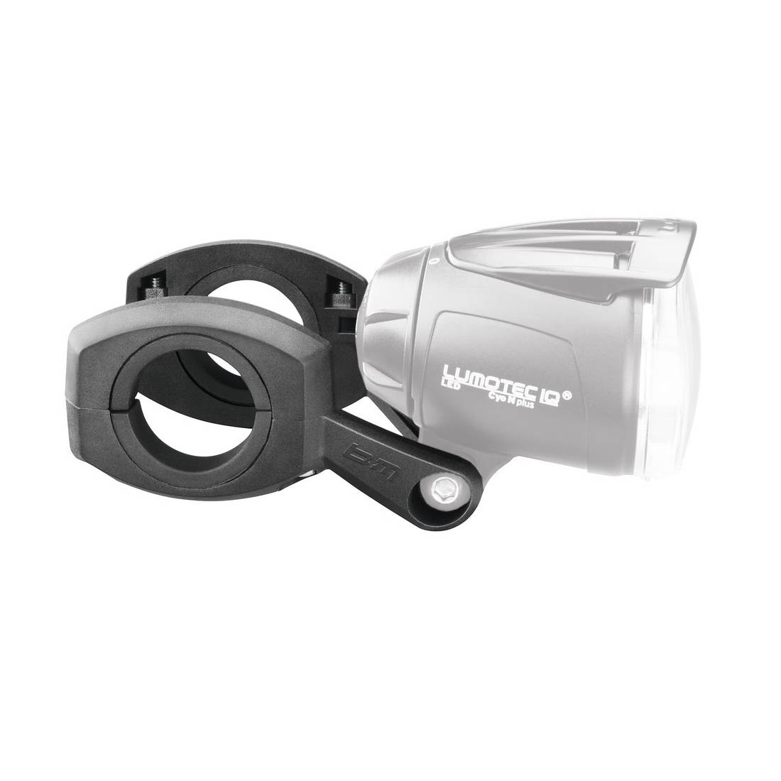 Busch & Müller 470LHKAB Dynamo-Scheinwerfer Lenkerhalter passend auch für Bosch Display, schwarz