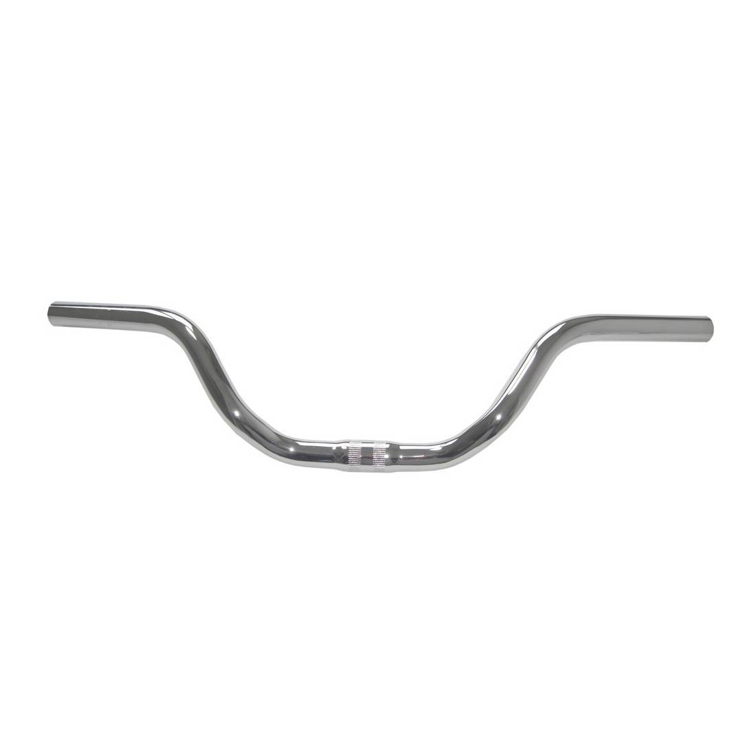 ergotec 18455001 Lenkerbügel Diamant Stahl, Ø 25,4mm, 560mm, verchromt, 24°, chrome