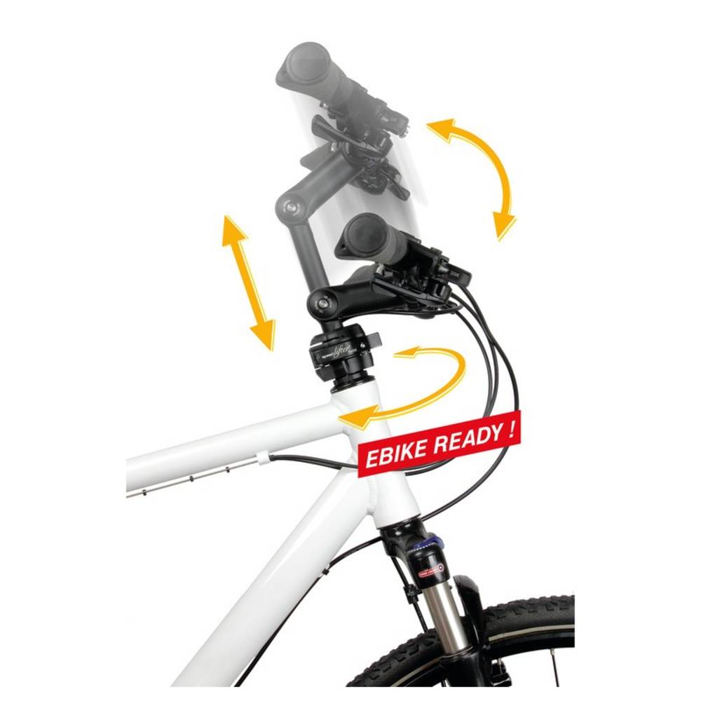 by.schulz 10784 Speedlifter 1-1/8 Lenkerverstellung Twist Pro SDS T15, Länge: 73 mm, Lenker 25,4 mm, Alu, schwarz