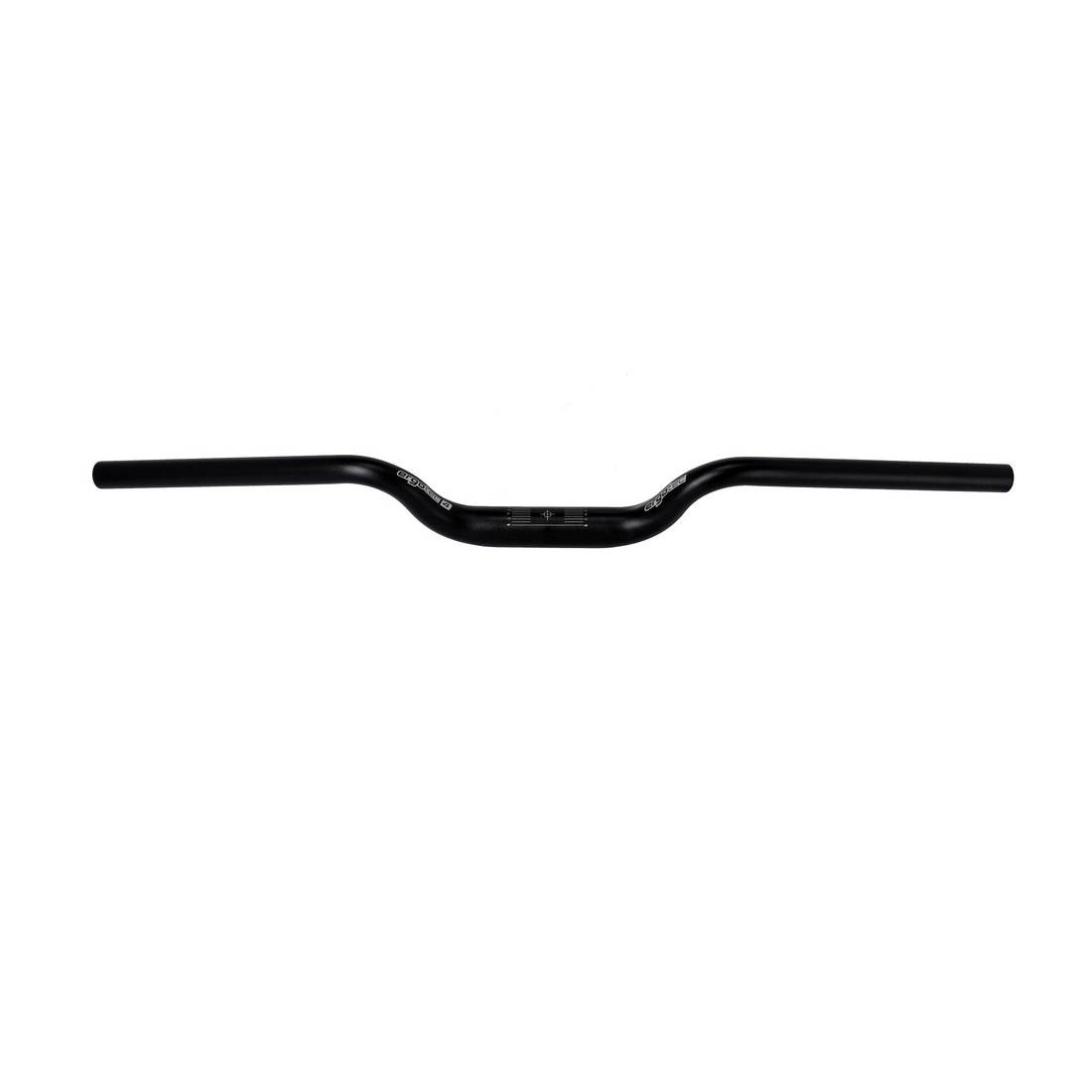 ergotec 16774001 Lenkerbügel M-Bar L Alu, Ø 31,8 mm, 700 mm, 18°, schwarz