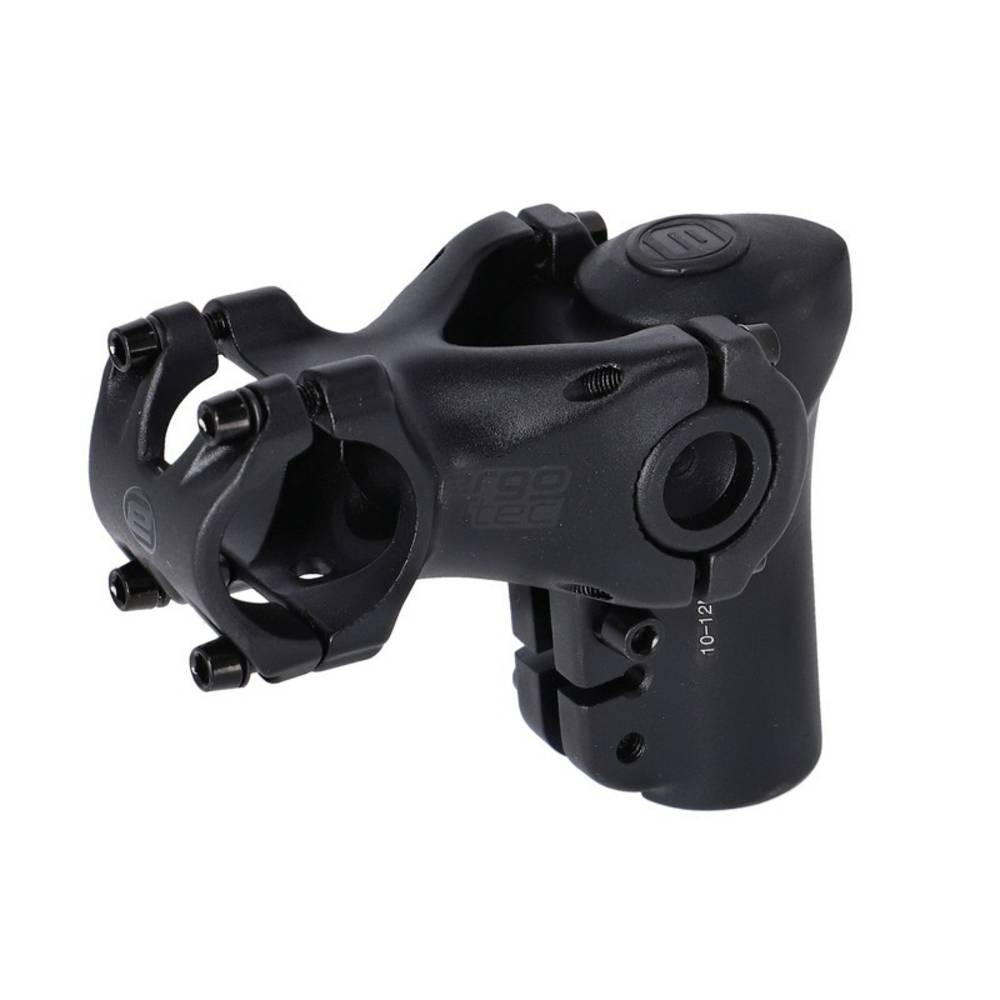 ergotec 40276701 1-1/8" A-Head Vorbau "Swell-R 70", Länge: 80 mm (-20/+40°), Lenker: 31,8 mm, Alu, schwarz