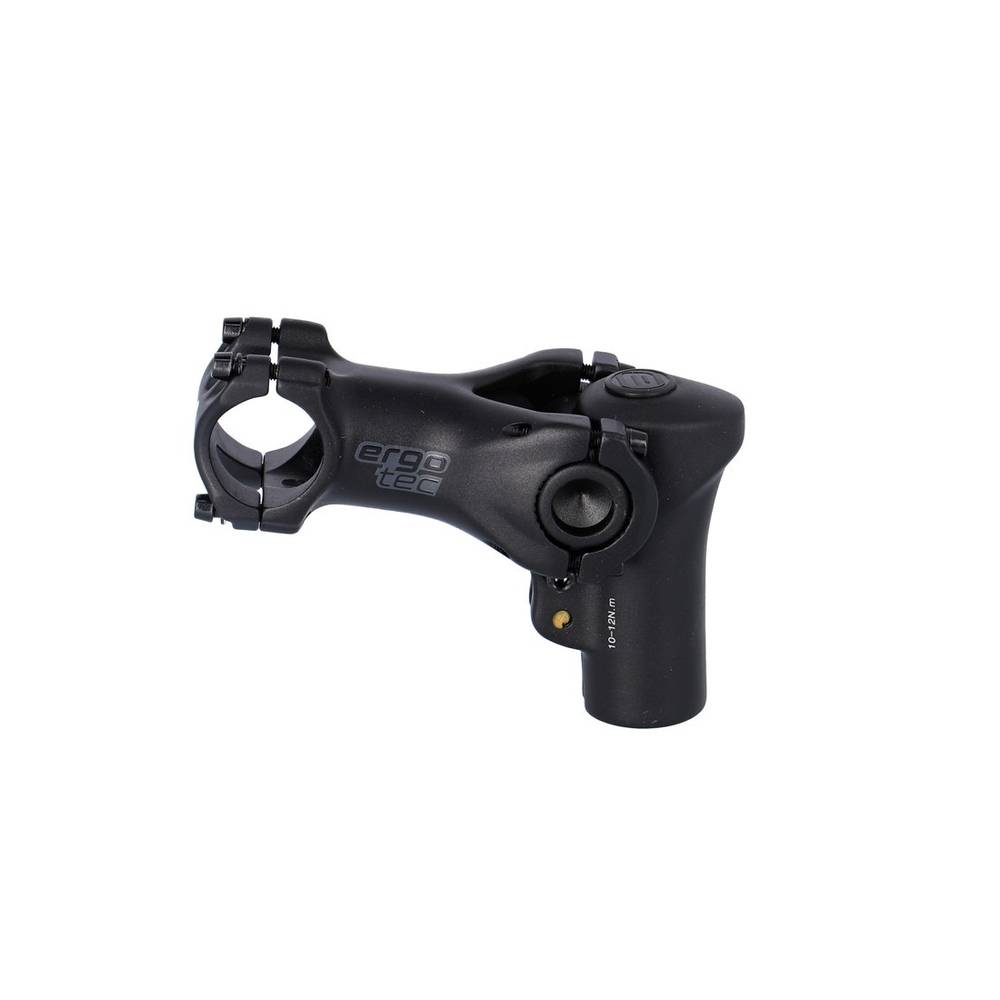 ergotec 40277701 1-1/8" A-Head Vorbau "Swell-R 70", Länge: 100 mm (-20/+40°), Lenker: 31,8 mm, Alu, schwarz