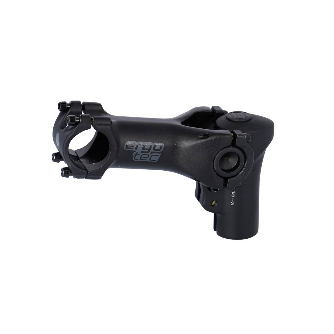 ergotec 40278701 1-1/8" A-Head Vorbau "Swell-R 70", Länge: 120 mm (-20/+40°), Lenker: 31,8 mm, Alu, schwarz